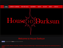 Tablet Screenshot of housedarksun.com